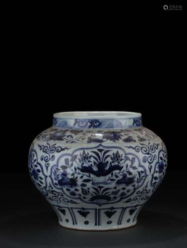 Blue-and-white Pot