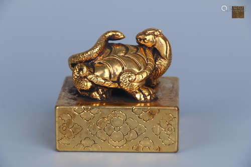 Gilt Copper Seal