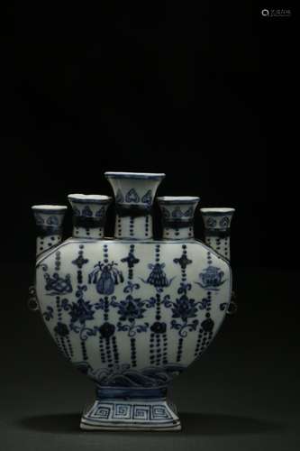 Blue-and-white Vase