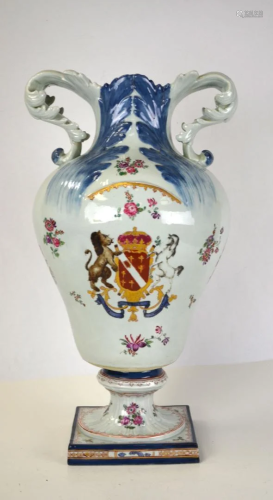 English Large Porcelain Urn