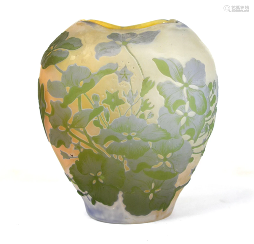 Galle Tri-Color Floral Vase