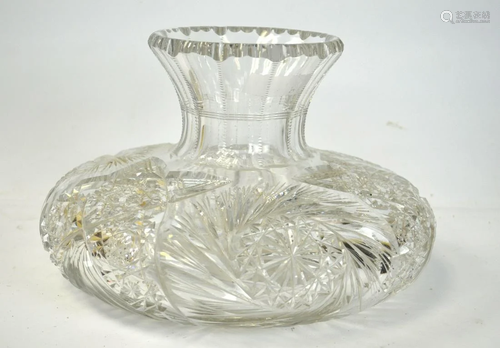 Cut Crystal Vase