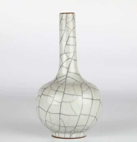 Chinese Celadon Crackle Vase