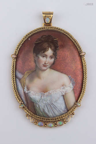 A first third of 19th century possibly French brooch