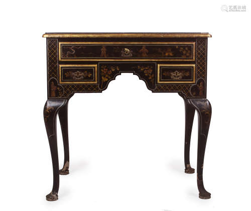 A first half of 20th century lacquered office writing desk