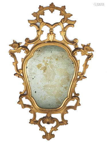 A 19th century mirror cornucopia