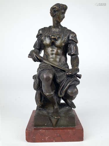 A 19th century grand tour bronze sculpture