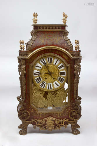 A French Regency style mantel clock circa 1870. Movement sig...