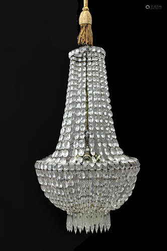 An early 20th century four light chandelier