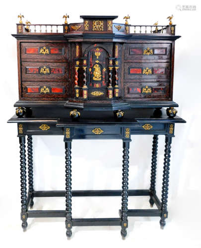 A 17th century Spanish bargueño filing cabinet