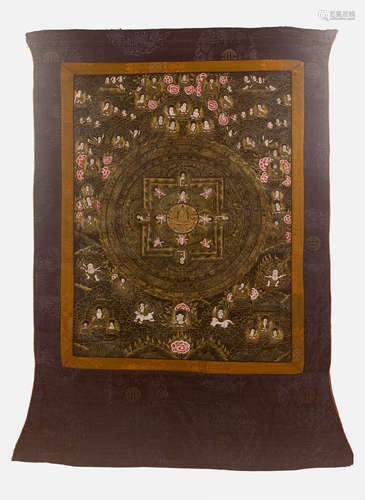 A 20th century Tibetan tangka