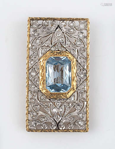 An Art-Déco brooch circa 1930-1940