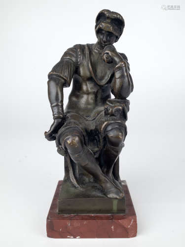 A 19th century grand tour bronze sculpture