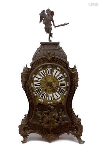 A French Regency style mantel clock circa 1870