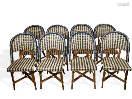 Maison Gatti. Set of eight 'Select' chairs