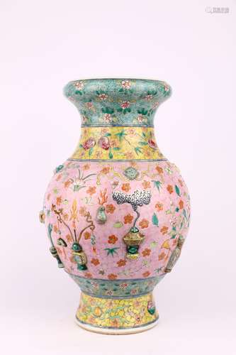 Enamel Zun Vessel