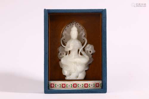 Hetian Jade Avalokitesvara Ornament