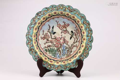 Copper Bodied Enamel Plate