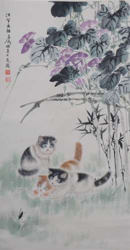 Painting : Cats by Wang Xuetao
