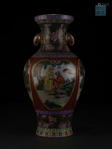 Enamel Vase