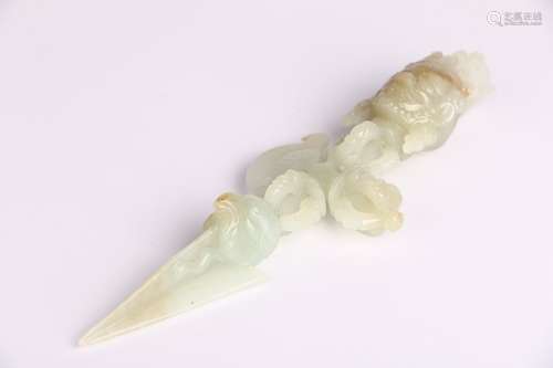 Hetian Jade Buddhist Instrment