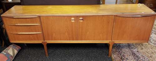 A Mid century Teak pedestal sideboard produced by A.H. McInt...