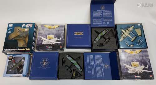 A Lot of five various die cast boxed model aeroplanes
