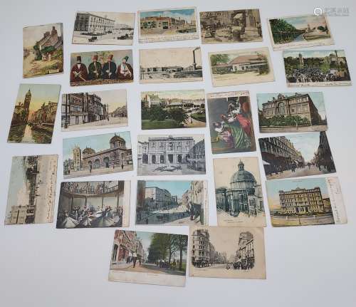 A Selection of old souvenir postcards