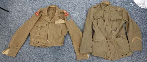 Two Military uniform jackets