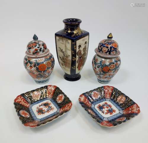 A Lot of various items of Japanese Satsuma and Imari pattern...
