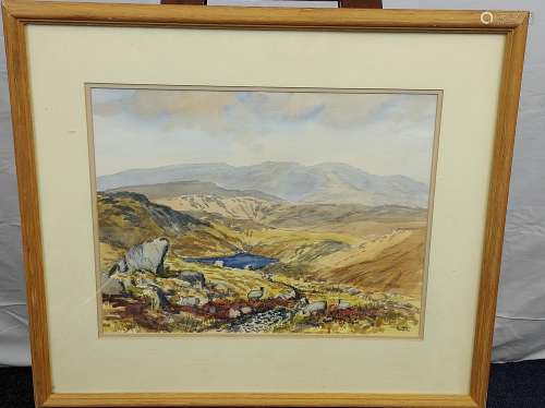 An original watercolour depicting Easdale Tarn From Blea Rig...