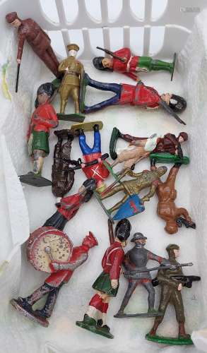 A Selection of British made lead soldiers