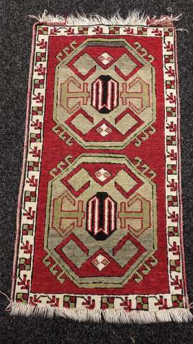 A Vintage Turkish- Malatya rug. [53x100cm]