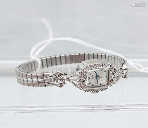 An Art Deco ladies wrist watch produced by Talis, 21 jewels ...