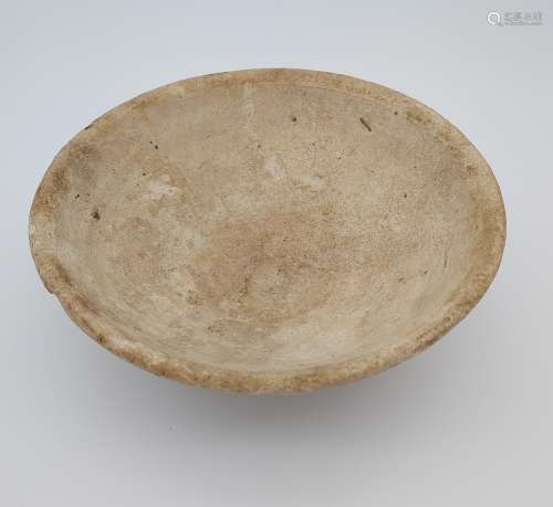 An Antique Provincial Chinese unglazed bowl. [7.5cm in heigh...