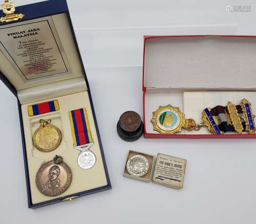 A Selection of military collectables to include The Kings Ba...