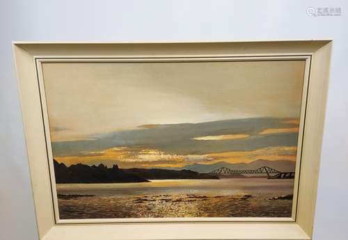 Peter St Clair Merriman Original oil painting on canvas depi...