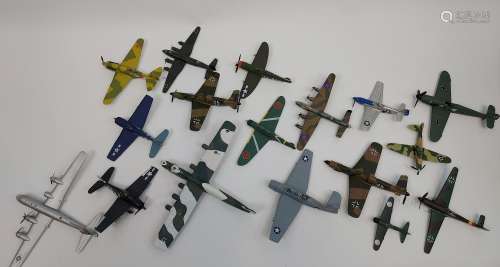 A Collection of die cast and plastic aeroplane models [Playw...