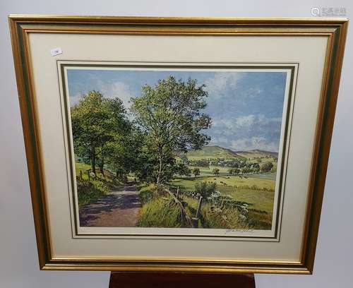 A Limited edition J. McIntosh Patrick print titled 'Highland...