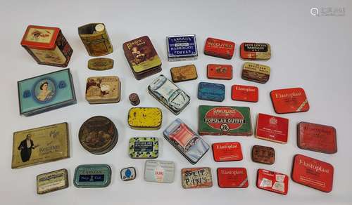 A Collection of vintage advertisement tins to include Edgewo...