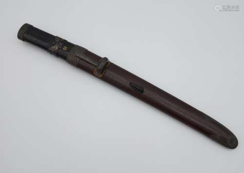 An 18th/ 19th century Japanese Tanto blade. With original sa...