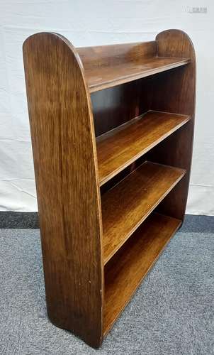 An Art Deco style four tier bookcase.