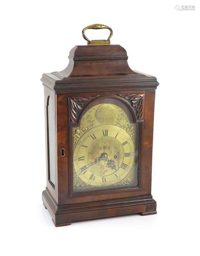 John Draper of Witham. A George III mahogany bracket timepie...