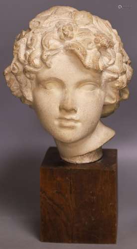 A composition head of a classical youth37cm