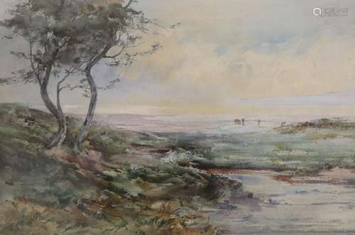 Thomas Marjoribanks Hay (1862-1921), Coastal scene, watercol...