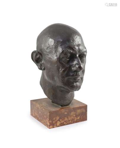 Turi Weinmann, (German, 1883-1950). A lifesize bronze head s...