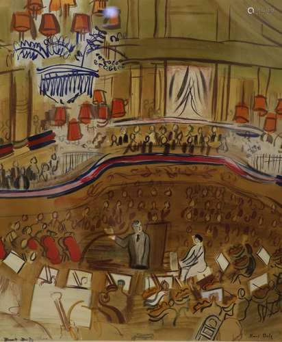 Raoul Dufy, lithograph, Le Grand Concert, 1965 Redfern Galle...