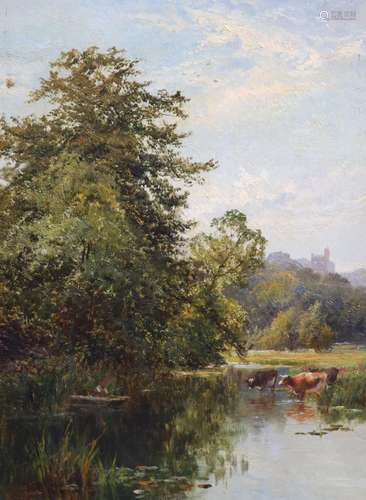 Walter Wallor Caffyn (1845-1898)Arundel Castle from the Mead...