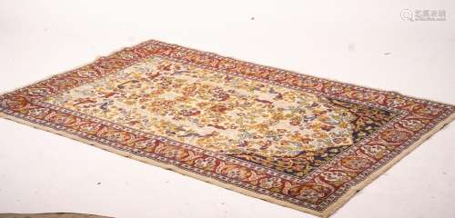 A North West Persian ivory ground 'tree of life' rug, 178 x ...