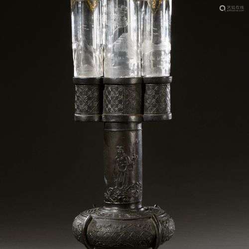CHINE par l'ESCALIER DE CRISTAL - Vers 1900 Vase rituel taoï...